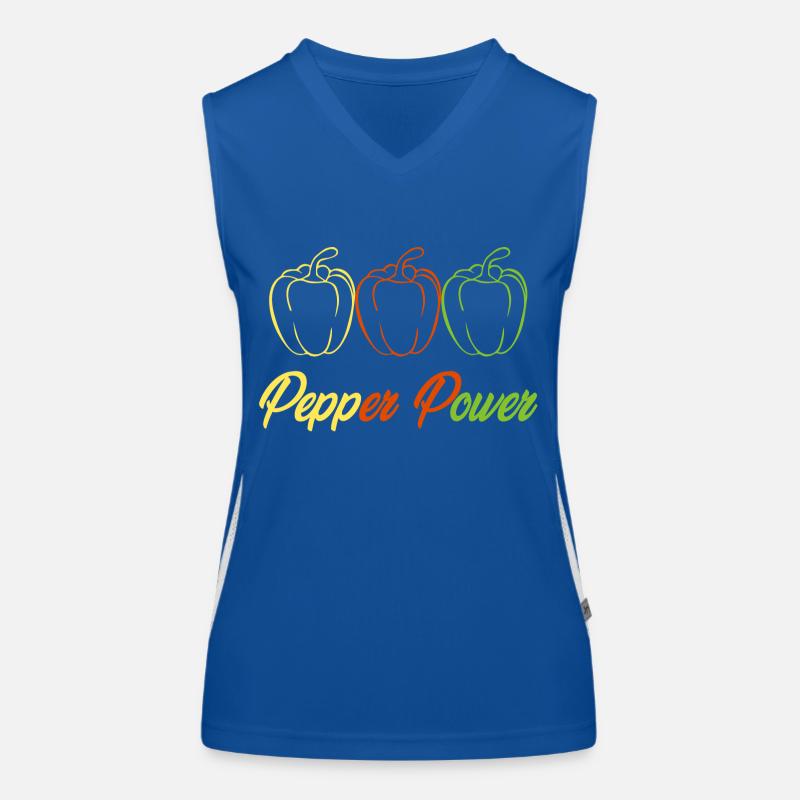 Paprika Power Design avec Pepper Débardeur respirant contrasté Femme