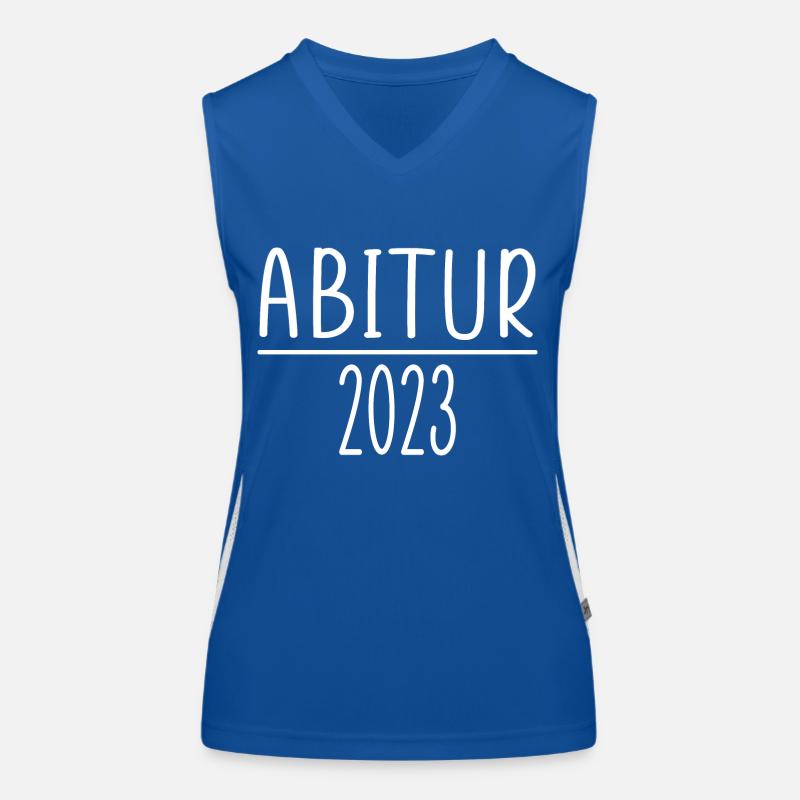 Abitur 2023 Geschenk Funktionelles Kontrast-Tank Top für Frauen