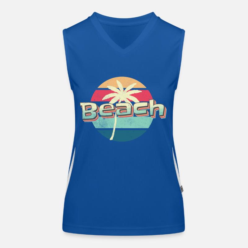 Brise de plage Débardeur respirant contrasté Femme