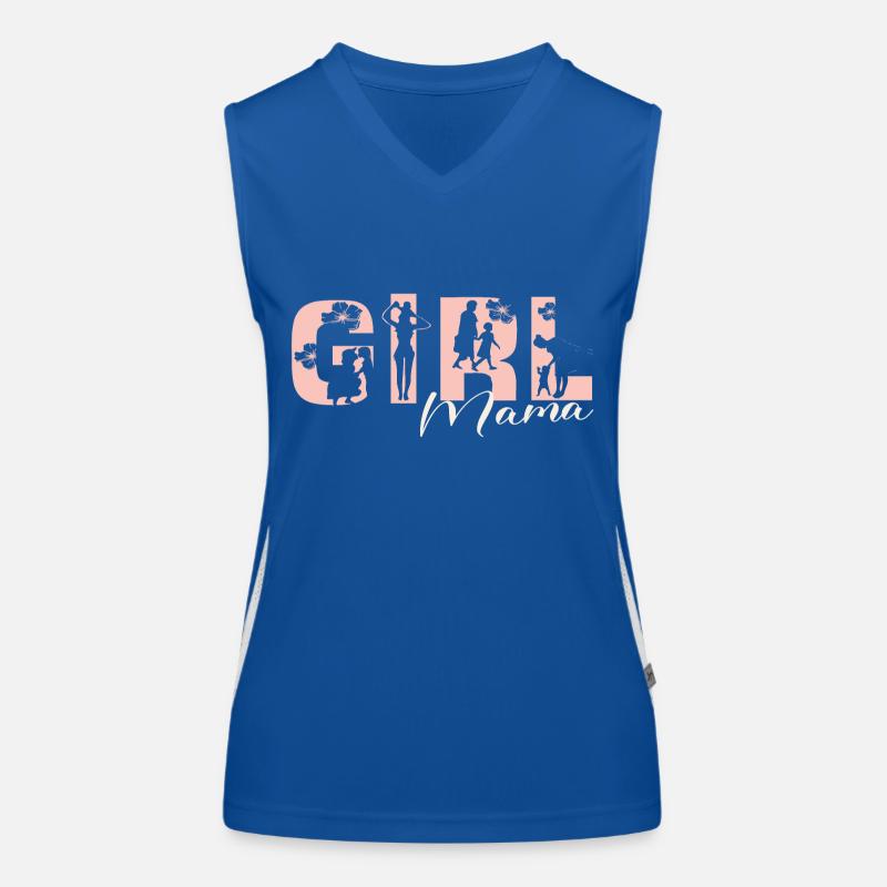 Mädchen Mama Funktionelles Kontrast-Tank Top für Frauen