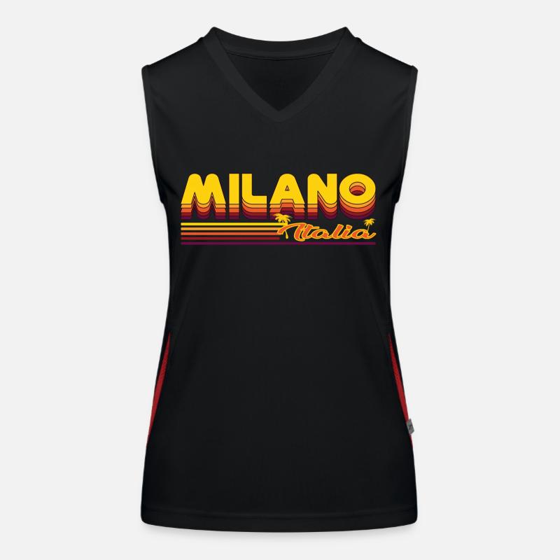 Milano, design cool et estival de Milan Débardeur respirant contrasté Femme