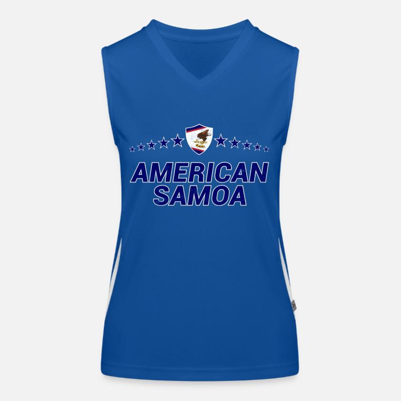 American Samoa Women's Functional Contrast Tank Top
