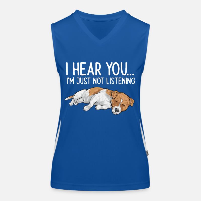 Jack Russell Terrier Women's Functional Contrast Tank Top