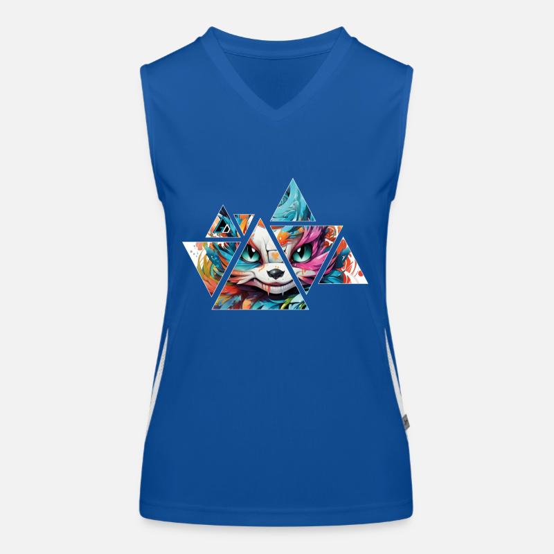 drache chibi Funktionelles Kontrast-Tank Top für Frauen