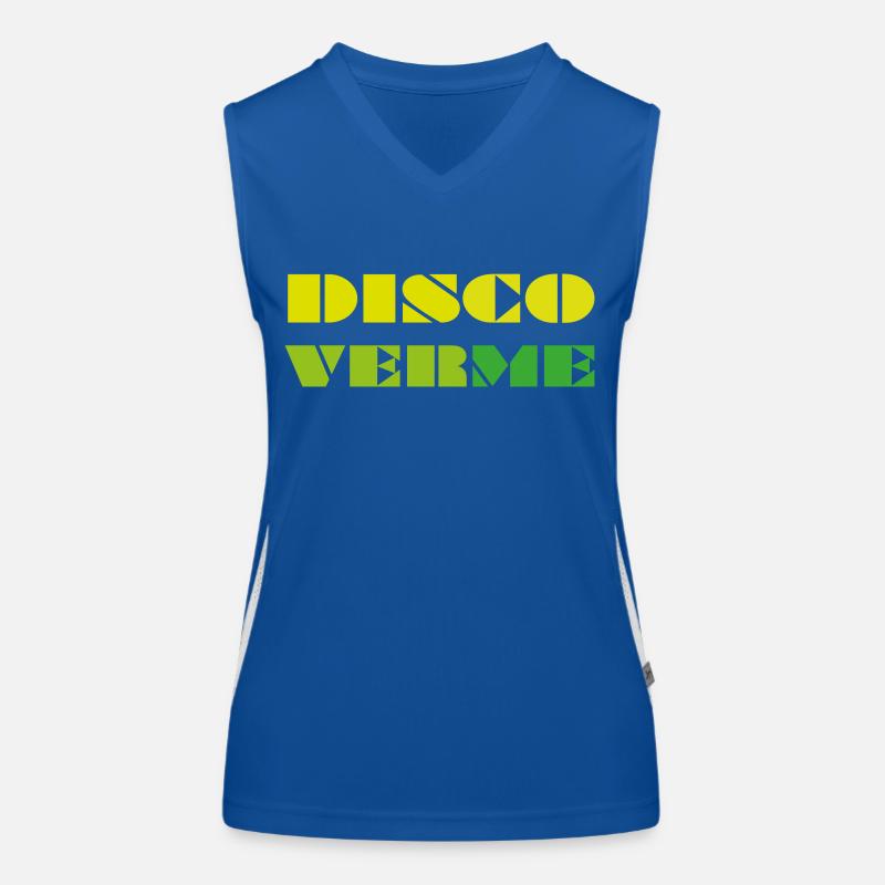 DISCO verme (Entdecke mich) Funktionelles Kontrast-Tank Top für Frauen