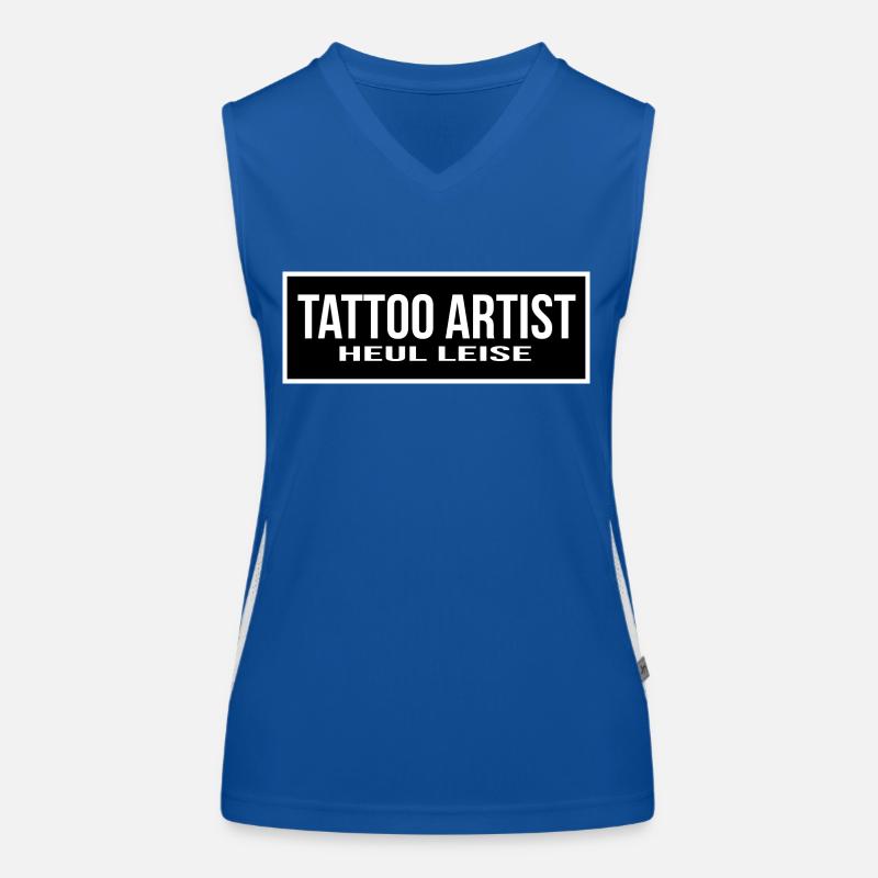 Tattoo Artist Funktionelles Kontrast-Tank Top für Frauen