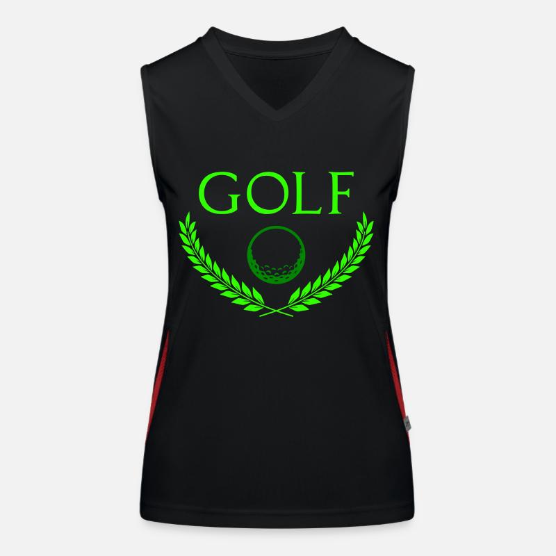 Golfe Débardeur respirant contrasté Femme