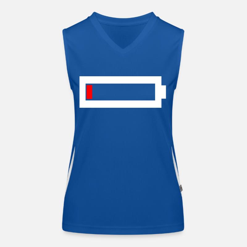 Battery empty Women's Functional Contrast Tank Top