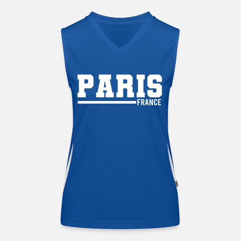 Paris | Frankreich Funktionelles Kontrast-Tank Top für Frauen