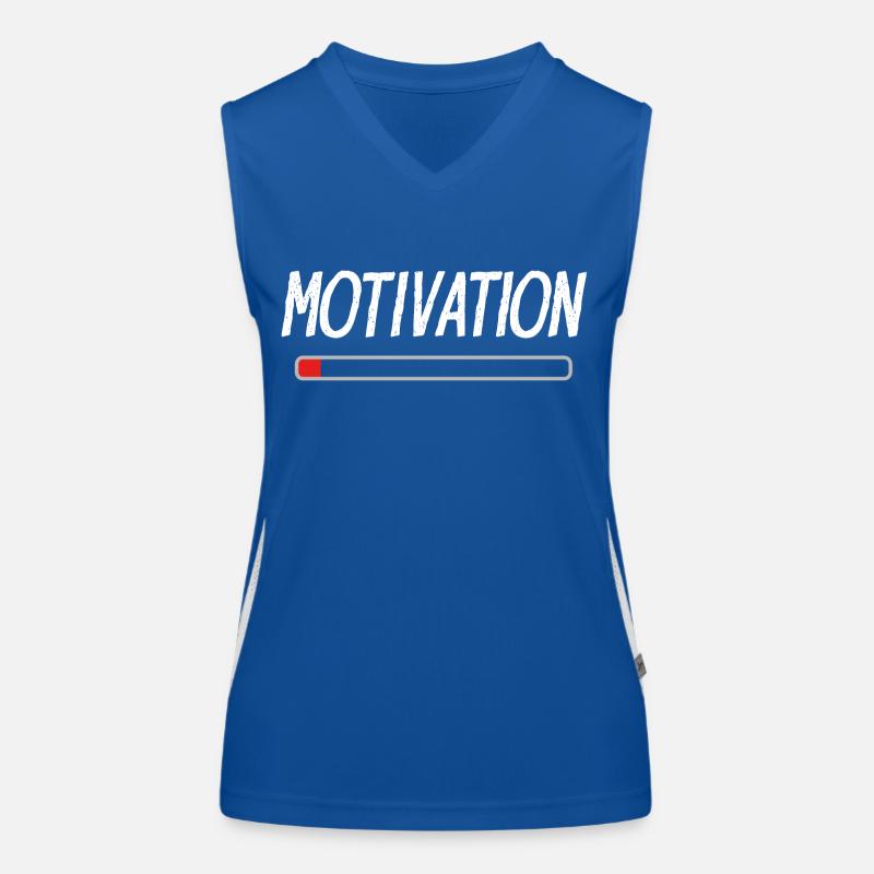 Pas de motivation Débardeur respirant contrasté Femme