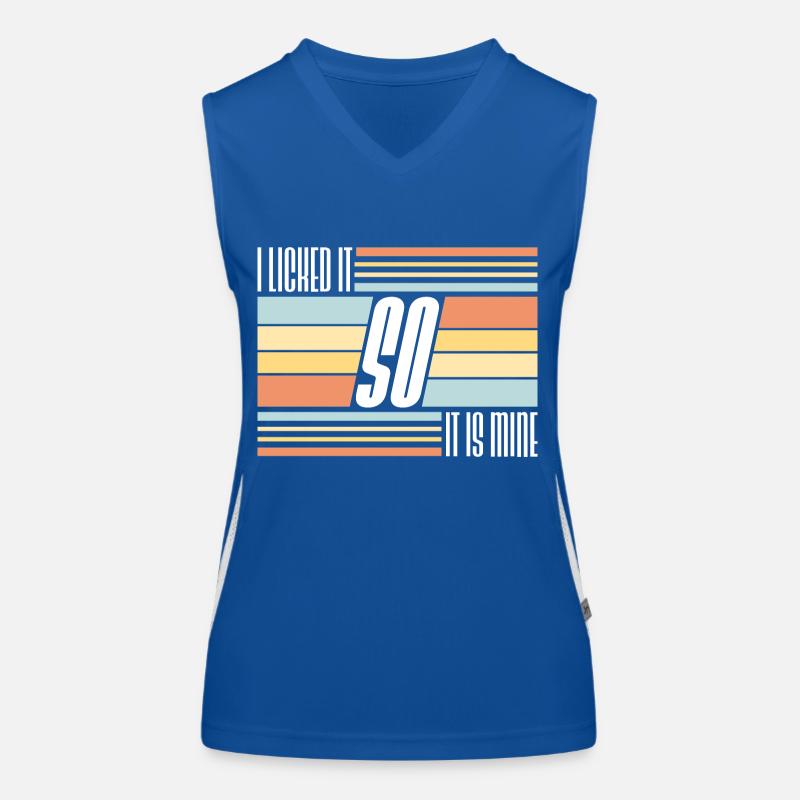 Je l’ai léché pour que ce soit le mien drôle de dire effronté Débardeur respirant contrasté Femme