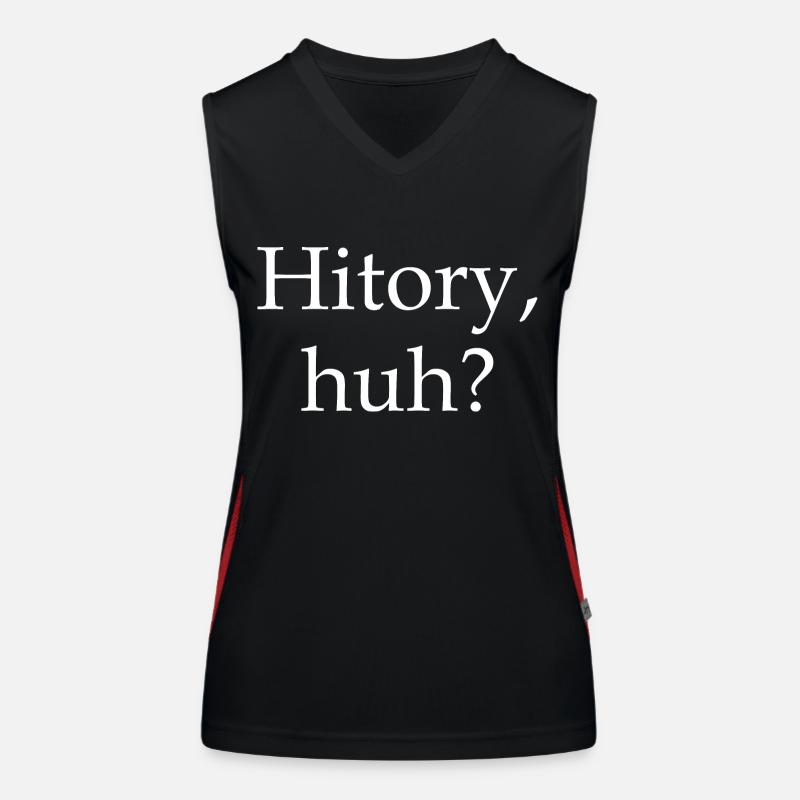 History Huh Red White and Royal Blue LGBT Pride Women's Functional Contrast Tank Top