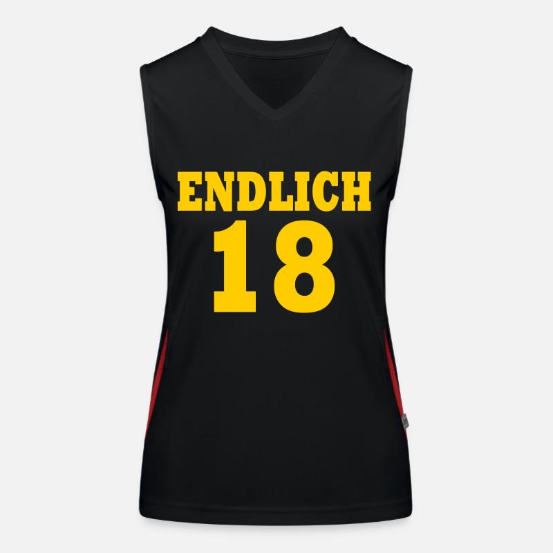 Endlich 18 Funktionelles Kontrast-Tank Top für Frauen