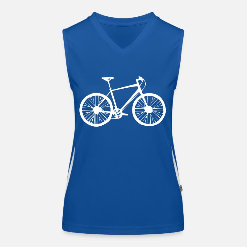 Bicycle Wheel Women's Functional Contrast Tank Top