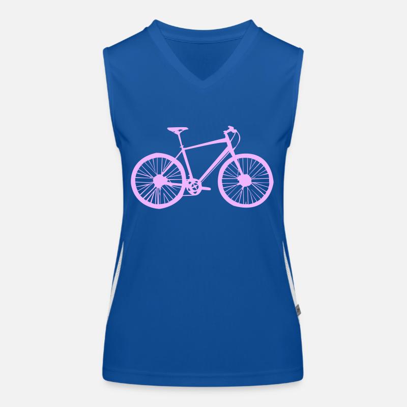 Roue de vélo Débardeur respirant contrasté Femme