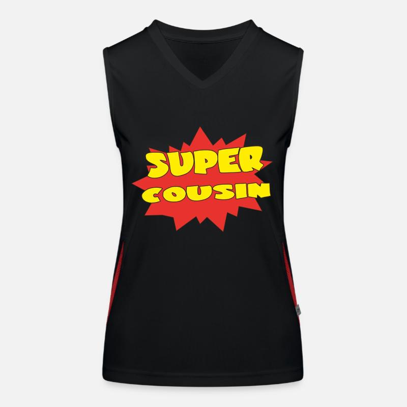Super COUSIN Débardeur respirant contrasté Femme