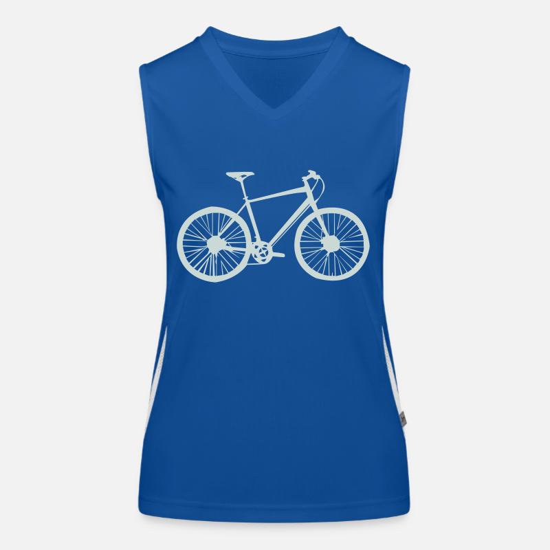 Bicycle Wheel Women's Functional Contrast Tank Top