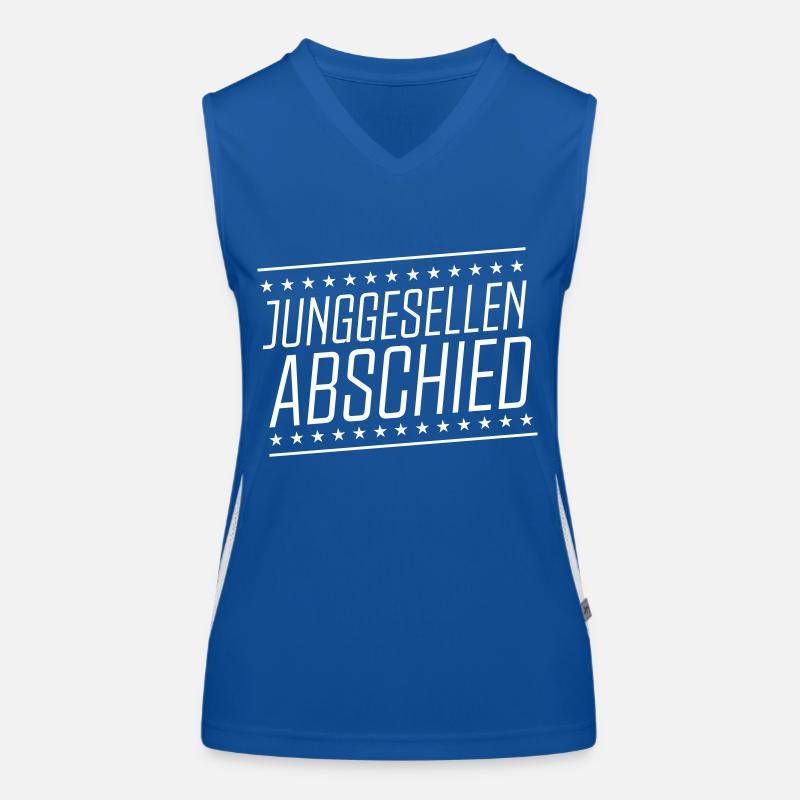 junggesellenabschied Funktionelles Kontrast-Tank Top für Frauen