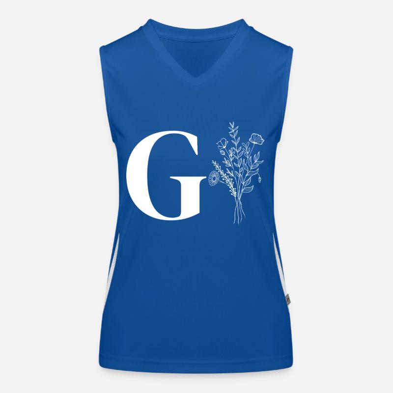 Lette g fleurs minimalistes Débardeur respirant contrasté Femme