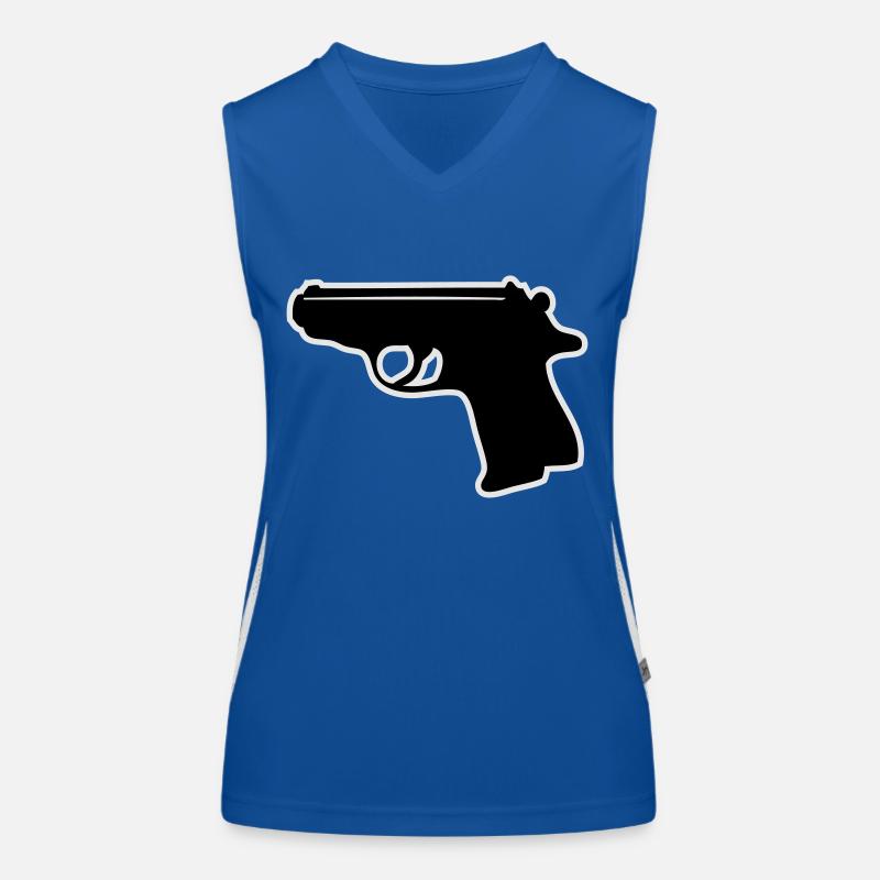 007 PPK avec contour Débardeur respirant contrasté Femme