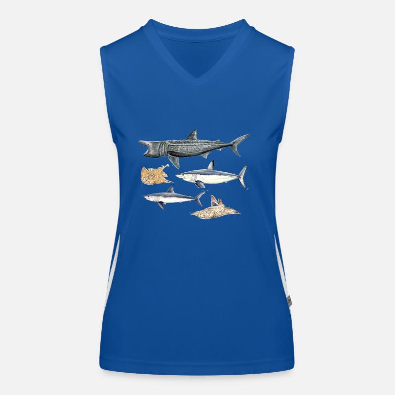 Requins - Requins - Requins Débardeur respirant contrasté Femme