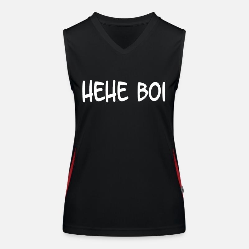 Hehe Boi Débardeur respirant contrasté Femme