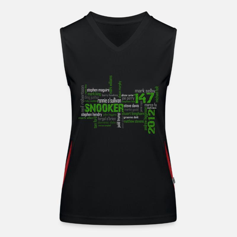 snooker matrix reloaded Funktionelles Kontrast-Tank Top für Frauen