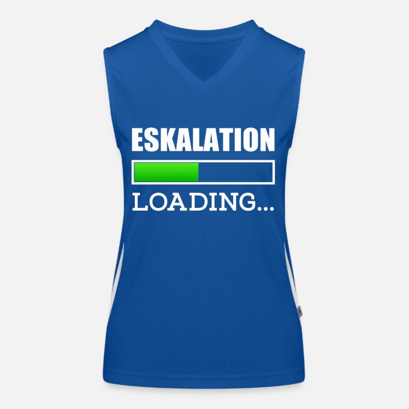Eskalation loading Funktionelles Kontrast-Tank Top für Frauen
