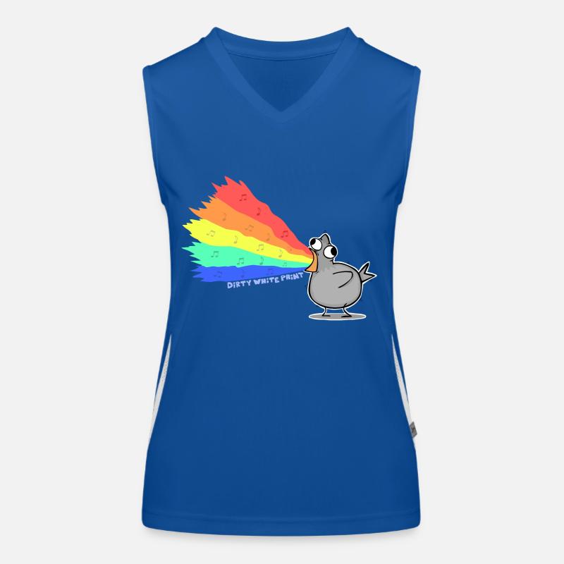 Zaubertaube MP Funktionelles Kontrast-Tank Top für Frauen