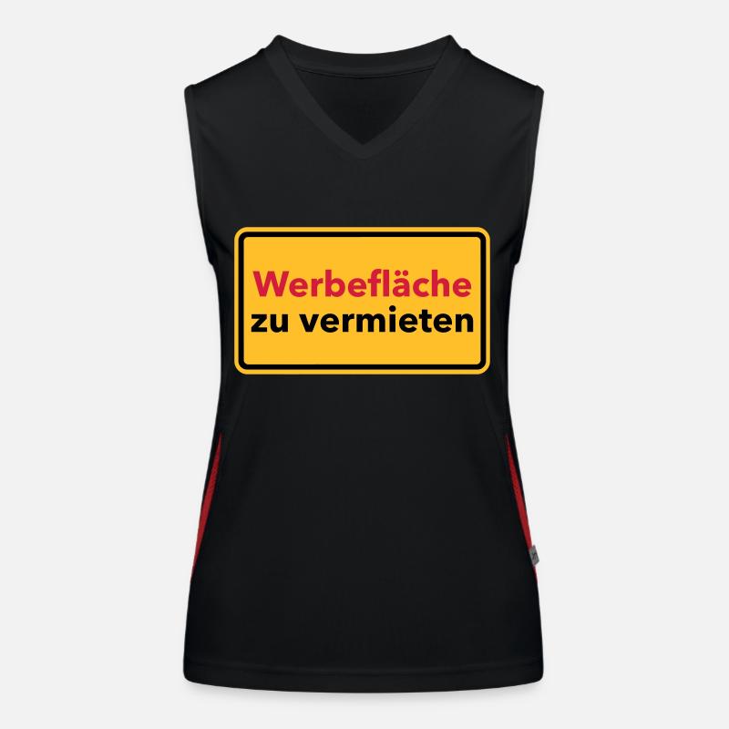 Werbung Funktionelles Kontrast-Tank Top für Frauen