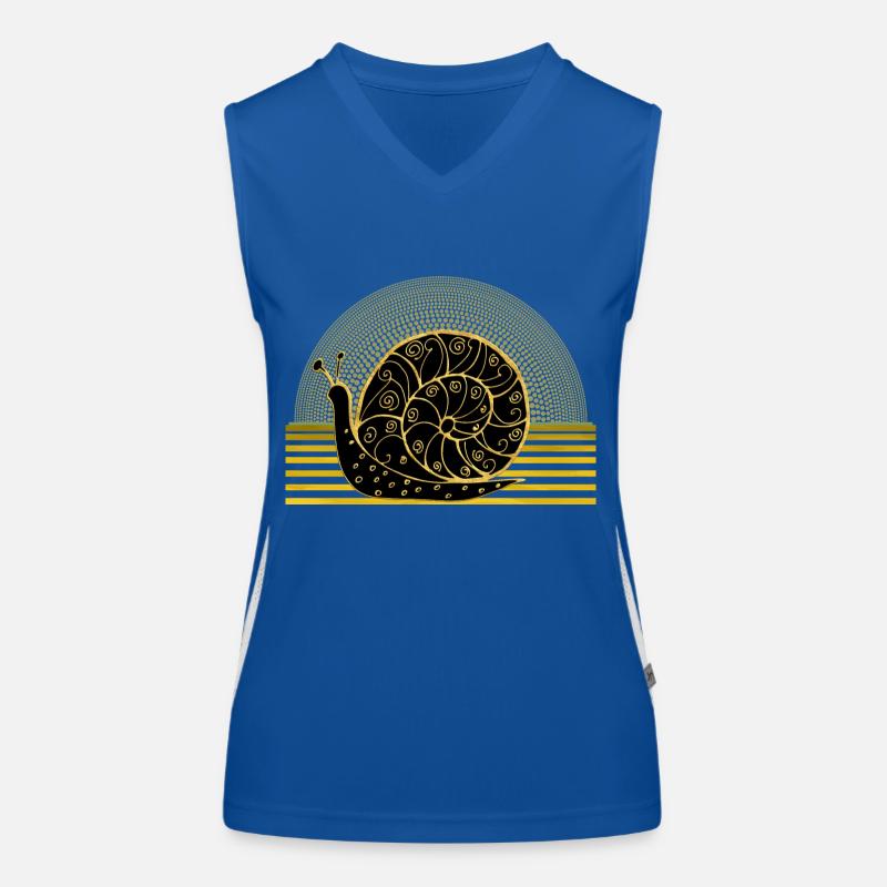 Escargot Débardeur respirant contrasté Femme