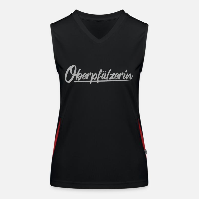 Cooles Oberpfälzerin Motiv Shirt Pullover Spruch Funktionelles Kontrast-Tank Top für Frauen