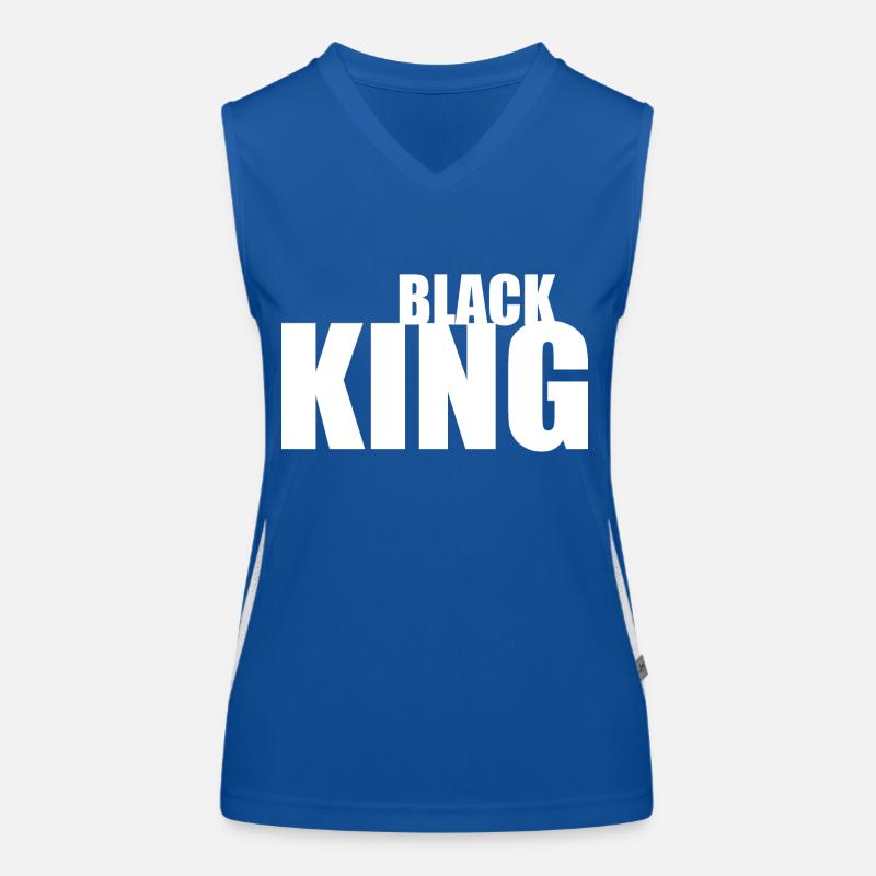 Black king Débardeur respirant contrasté Femme