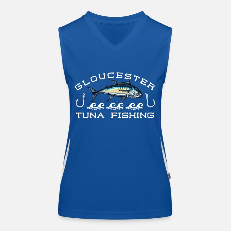 Gloucester Thunfischfang Funktionelles Kontrast-Tank Top für Frauen