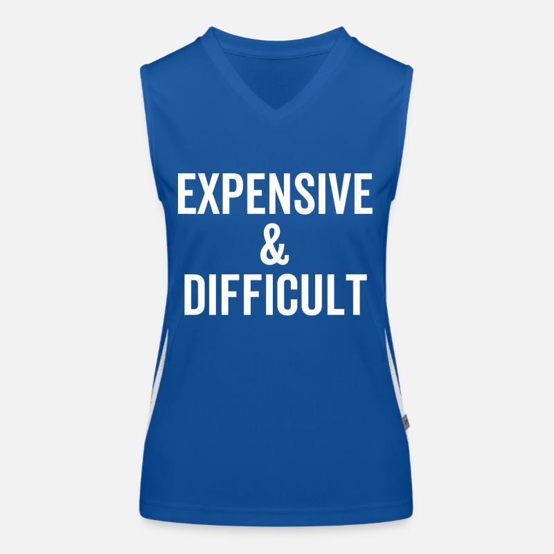 Expensive and Difficult Women's Functional Contrast Tank Top
