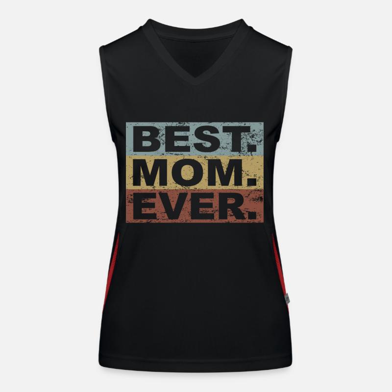 Mama Geschenk Muttertag Funktionelles Kontrast-Tank Top für Frauen