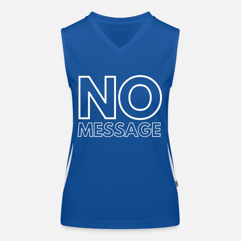 NO MESSAGE Funktionelles Kontrast-Tank Top für Frauen