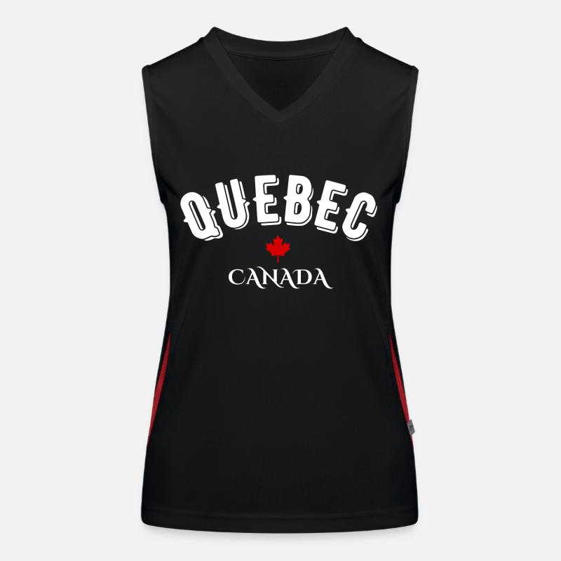 Quebec canada Débardeur respirant contrasté Femme