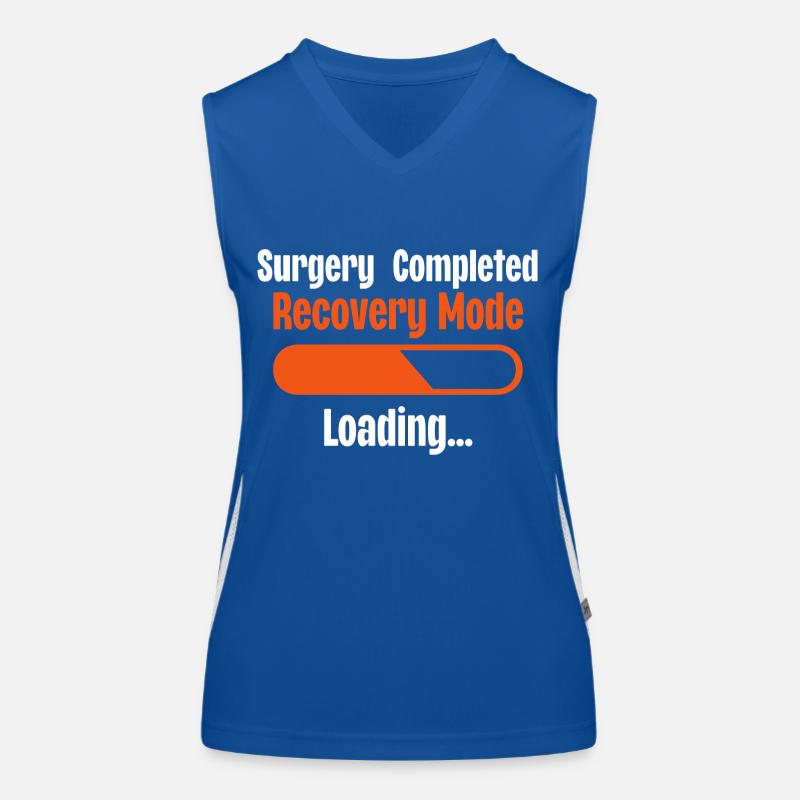 Surgery Completed Recovery Mode Loading Women's Functional Contrast Tank Top
