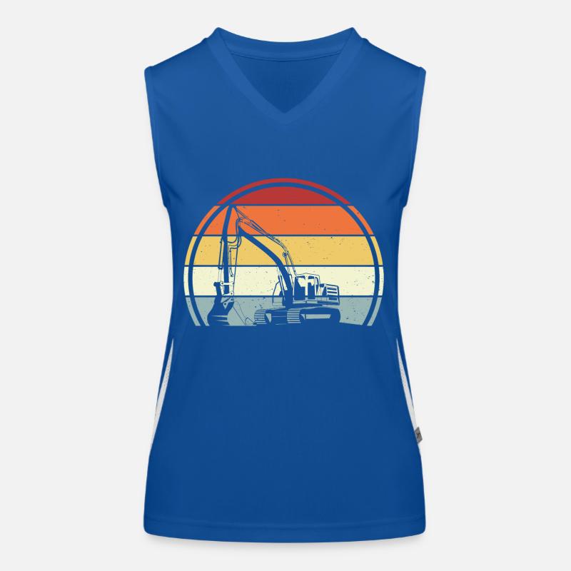 Bagger Funktionelles Kontrast-Tank Top für Frauen