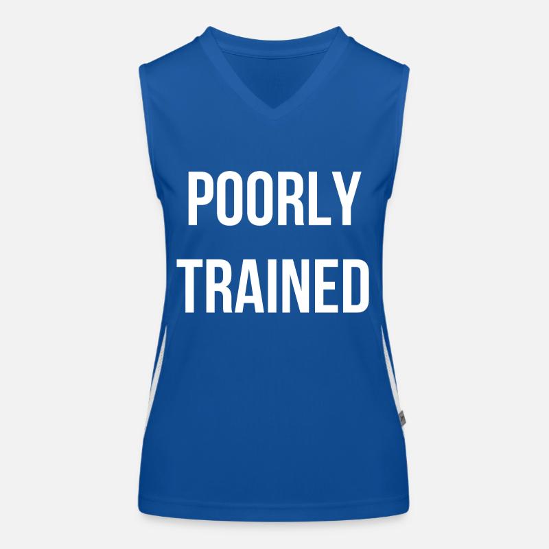 Schlecht ausgebildet englisch Funktionelles Kontrast-Tank Top für Frauen