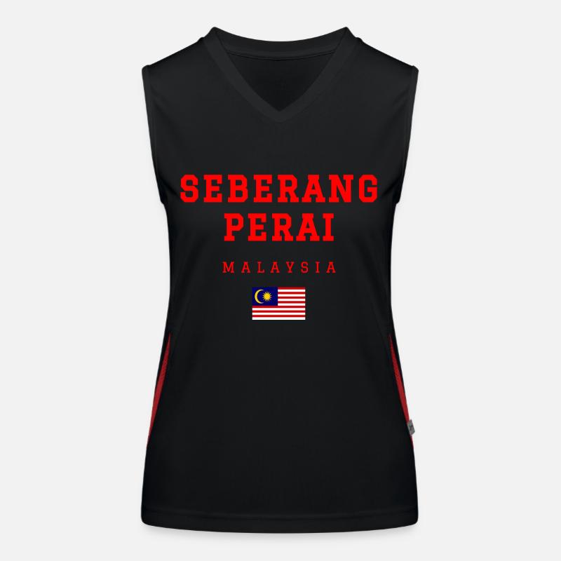 Seberang Perai, Malaysia Women's Functional Contrast Tank Top