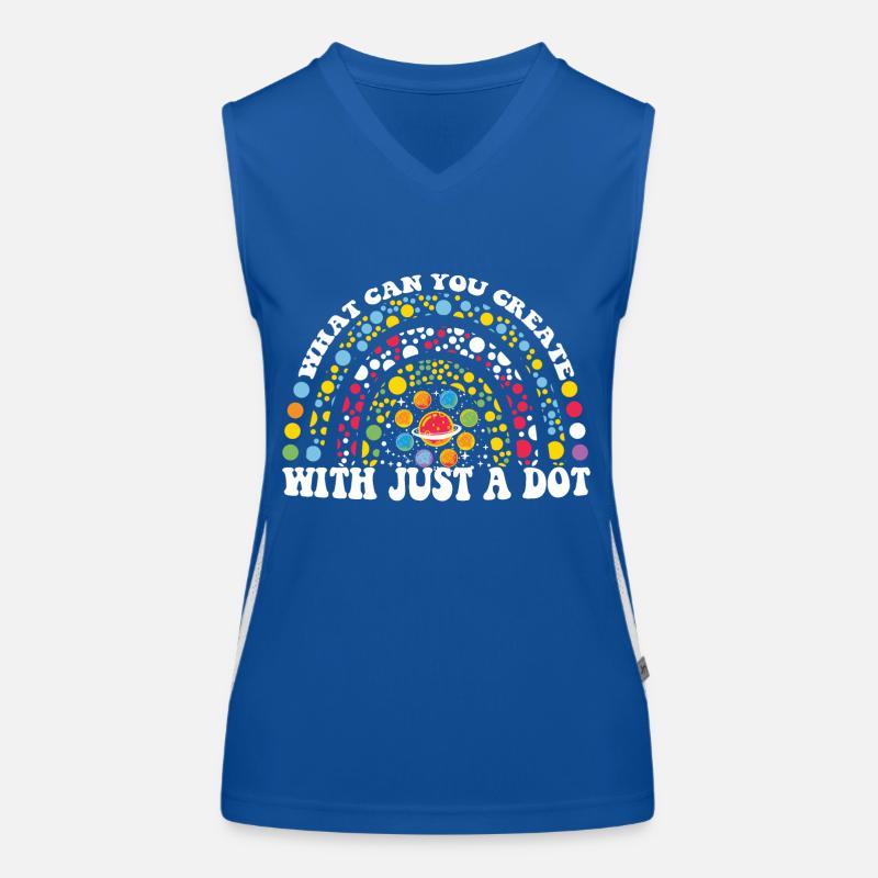 What Can You Create With Just A Dot Women's Functional Contrast Tank Top