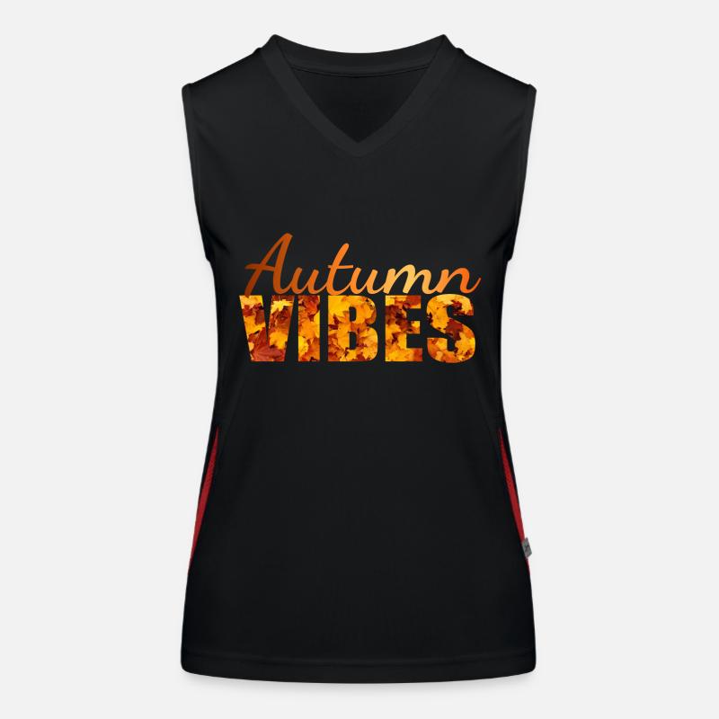 Autumn Vibes - Herbstgefühle Funktionelles Kontrast-Tank Top für Frauen