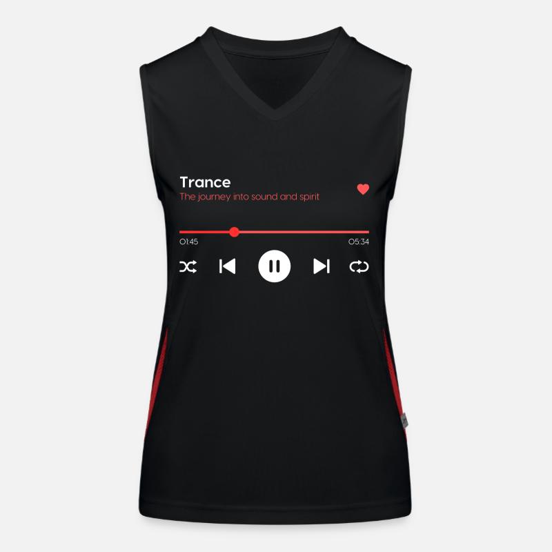 Transe Débardeur respirant contrasté Femme