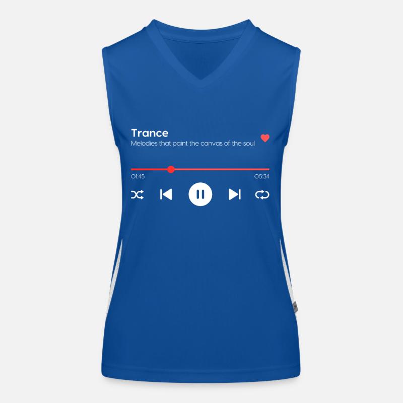 Transe Débardeur respirant contrasté Femme