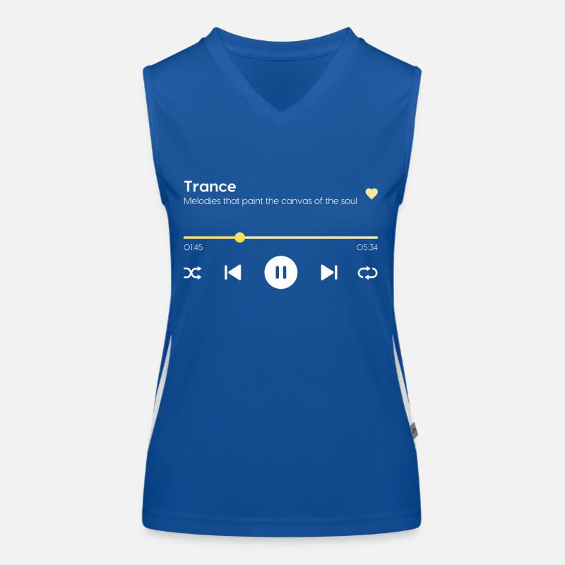 Trance Funktionelles Kontrast-Tank Top für Frauen
