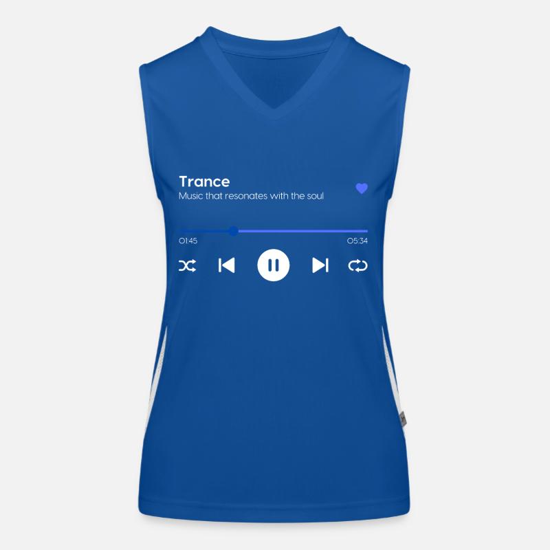 Trance Funktionelles Kontrast-Tank Top für Frauen