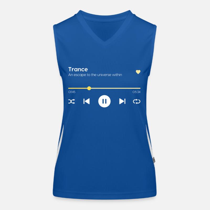 Transe Débardeur respirant contrasté Femme