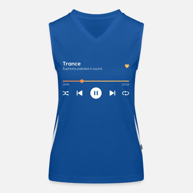Trance Funktionelles Kontrast-Tank Top für Frauen